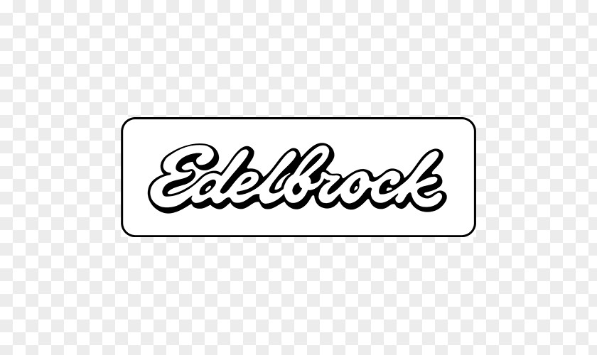 Car Edelbrock, LLC Logo Decal Sticker PNG