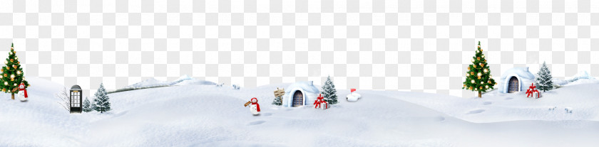 Christmas Snow Decoration Tree Computer File PNG
