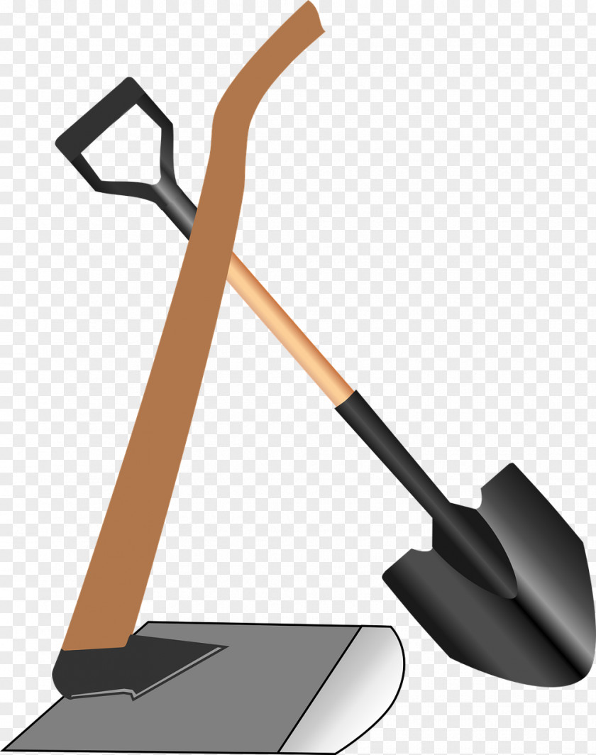 Shovel Tool Hoe Spade Clip Art PNG