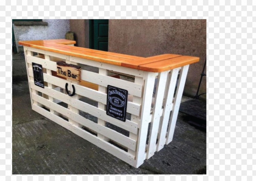Wood Pallet Bar Stool House PNG