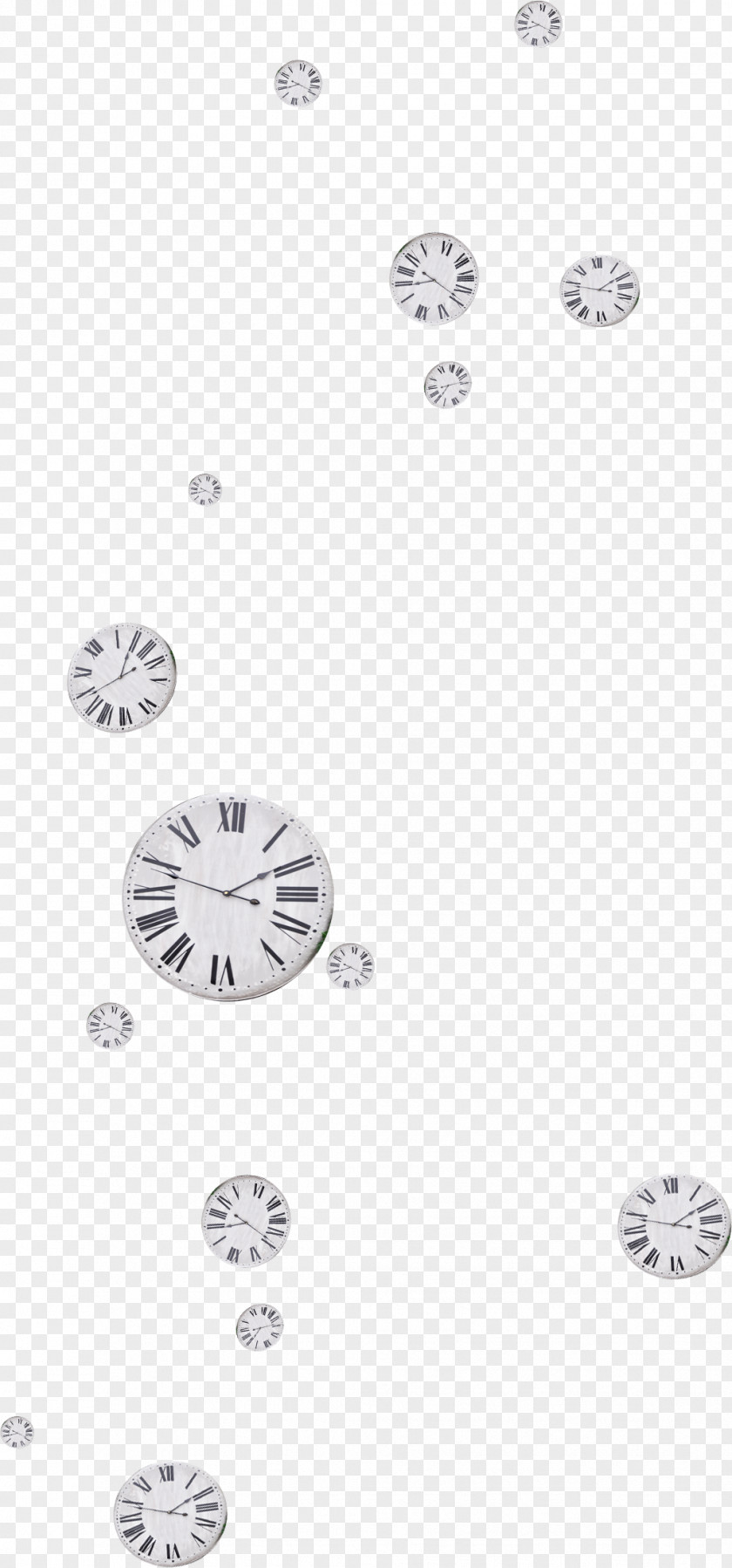 Floating Beautiful Wall Clock Watch Clip Art PNG