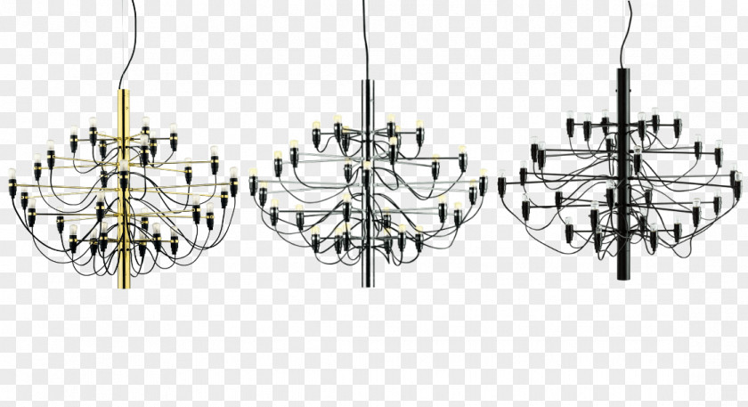 Lamp Flos 2097 50 Chandelier Light Fixture 2097/30 Pendant Black PNG