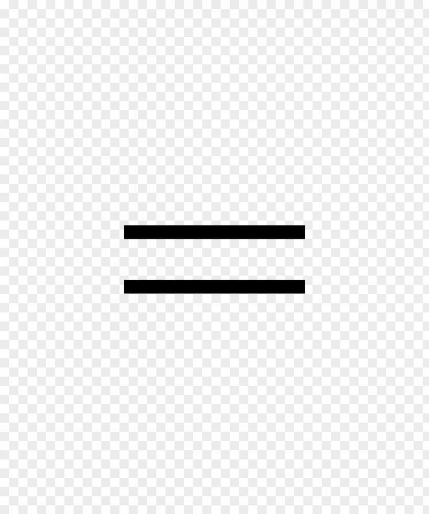 Mathematics Equals Sign Equality Symbol PNG
