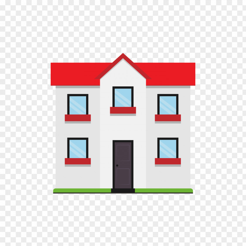 White Building House Apartment Home Icon PNG