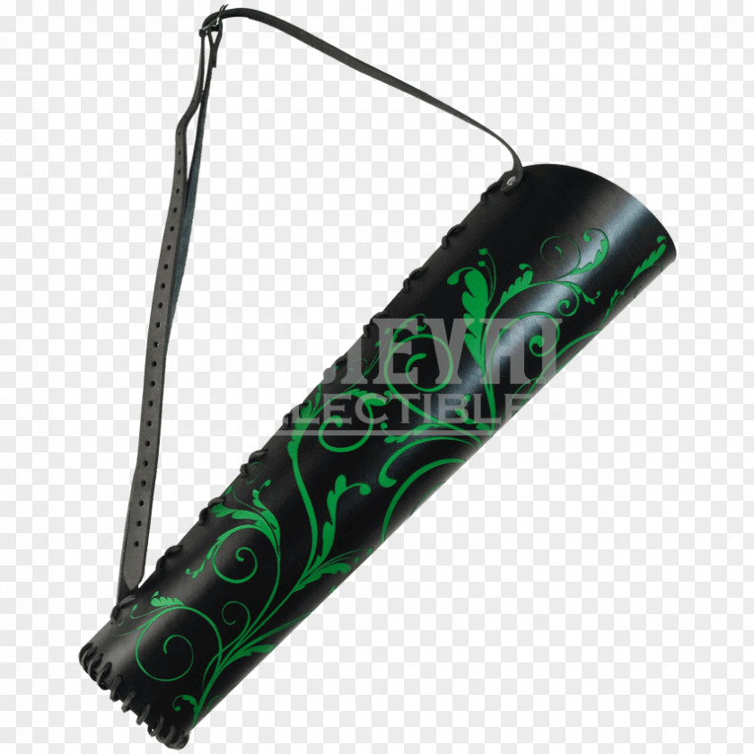 Quiver Archery Ranged Weapon Filigree Silver PNG