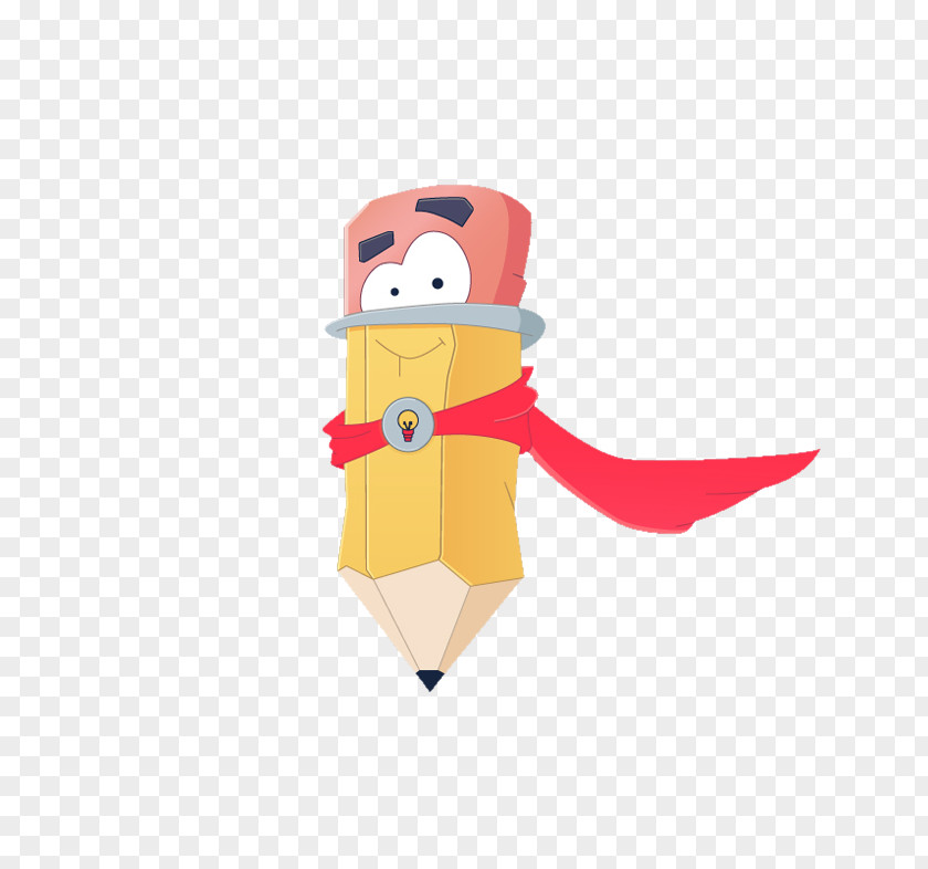 Cartoon Pencil Illustration PNG