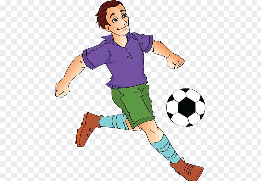 Gesture Style Soccer Ball PNG