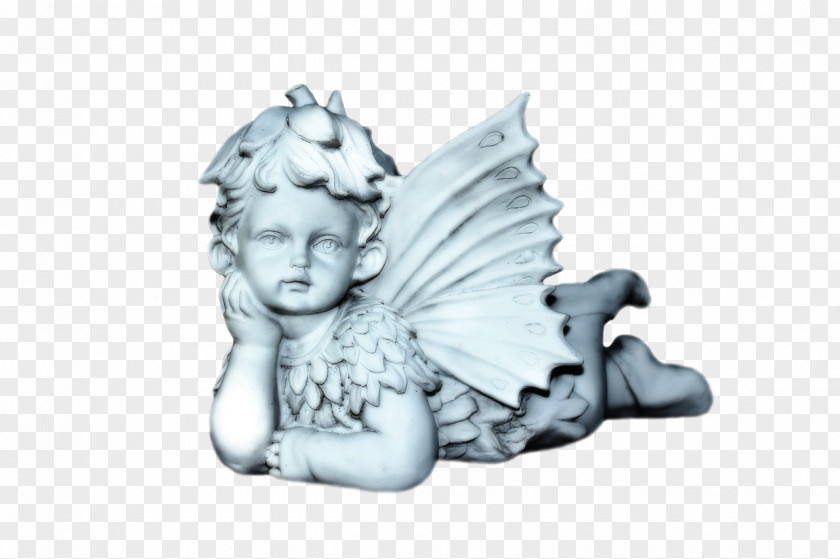 Angel Statue Cherub Image PNG