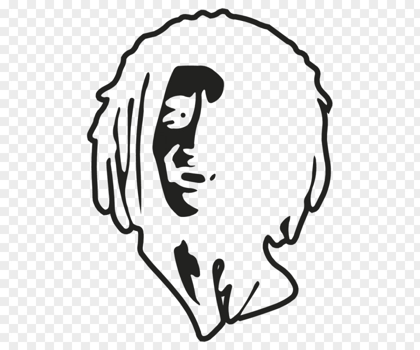 Bob Marley Human Behavior Line Art Headgear Clip PNG