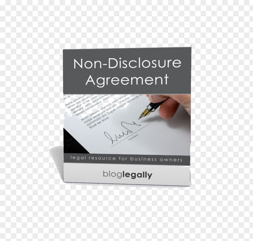 Business Non-disclosure Agreement Contract Confidentiality Law PNG
