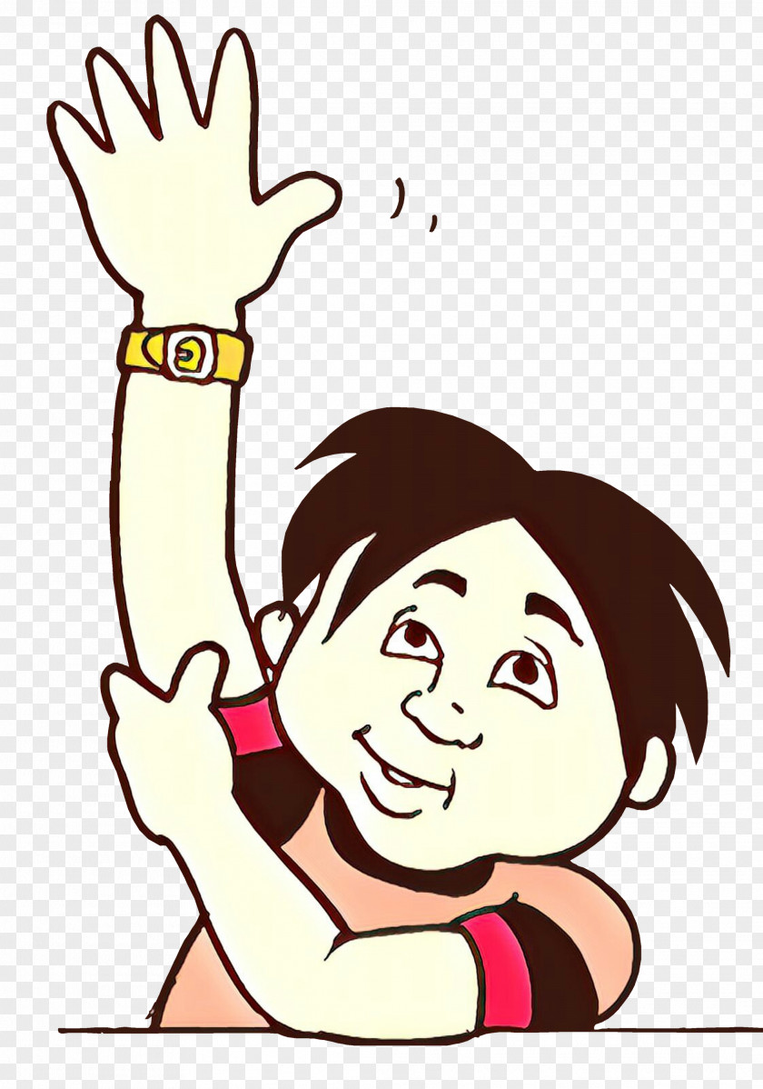 Cartoon Facial Expression Finger Head Hand PNG