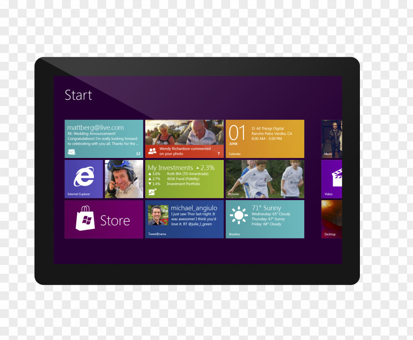 Laptop Windows 8 Xbox 360 Touchscreen PNG