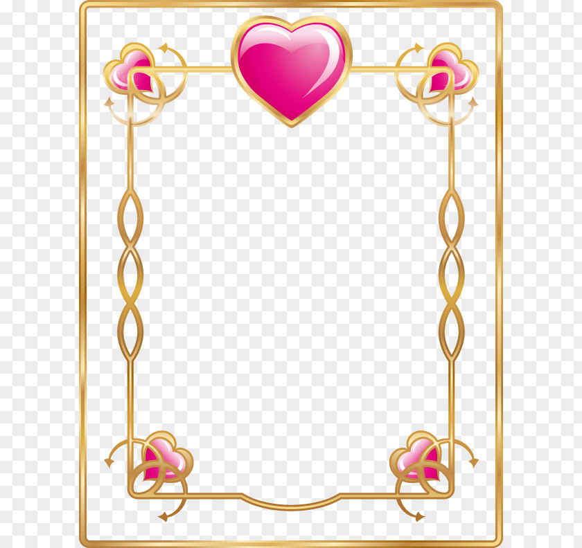 Love Frame Picture Valentines Day Heart PNG