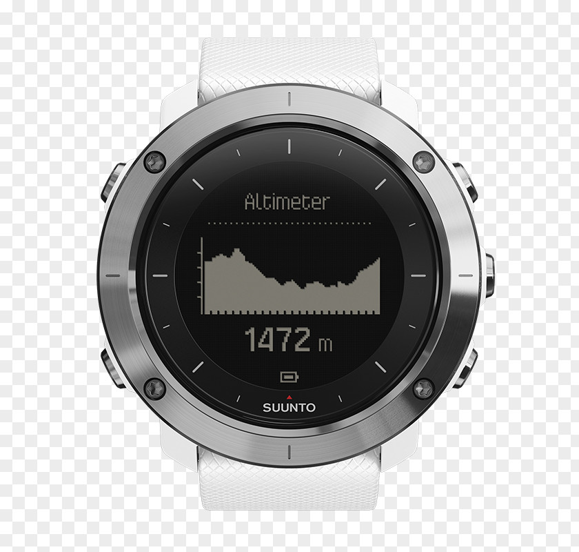 Off White Brand Watch Suunto Oy Traverse GPS Ambit3 Sport PNG