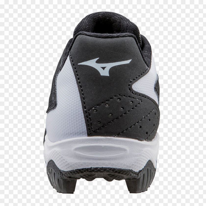 Black And White Baseball Cleat Sneakers Mizuno Corporation Shoe PNG