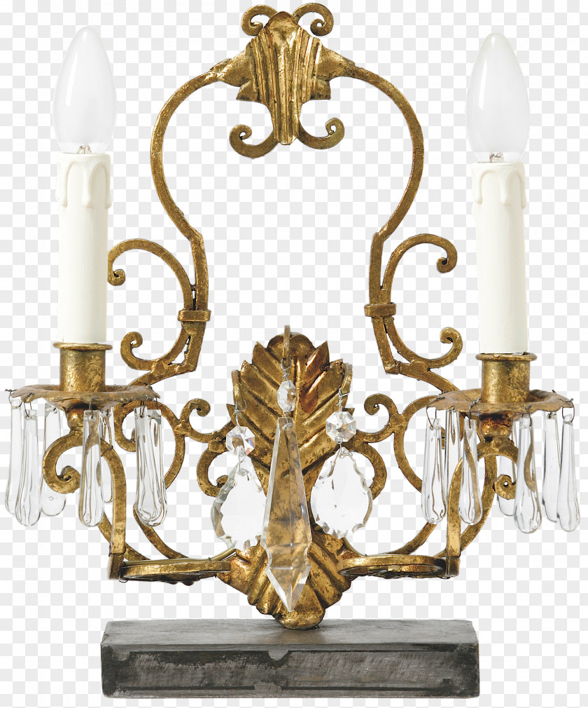 Brass 01504 Candlestick Light Fixture PNG