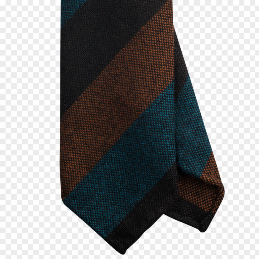Brown Stripes Necktie Silk Woven Fabric Turquoise Blue PNG