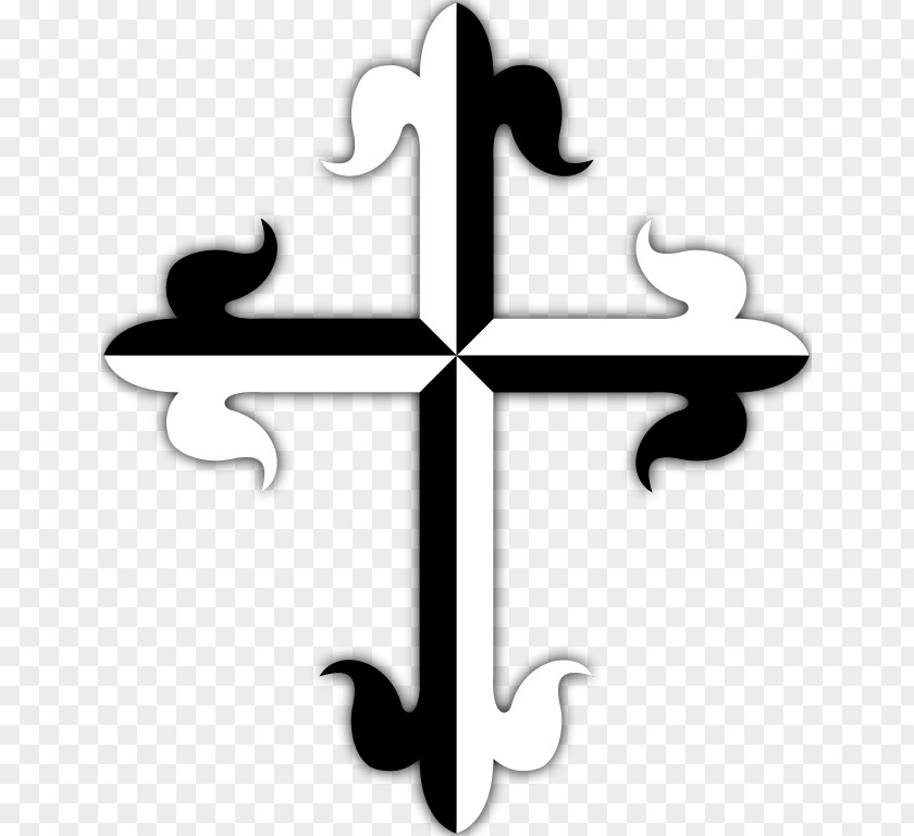 Crux Cordis Dominican Order Cross Fleury Croce Domenicana Caleruega PNG