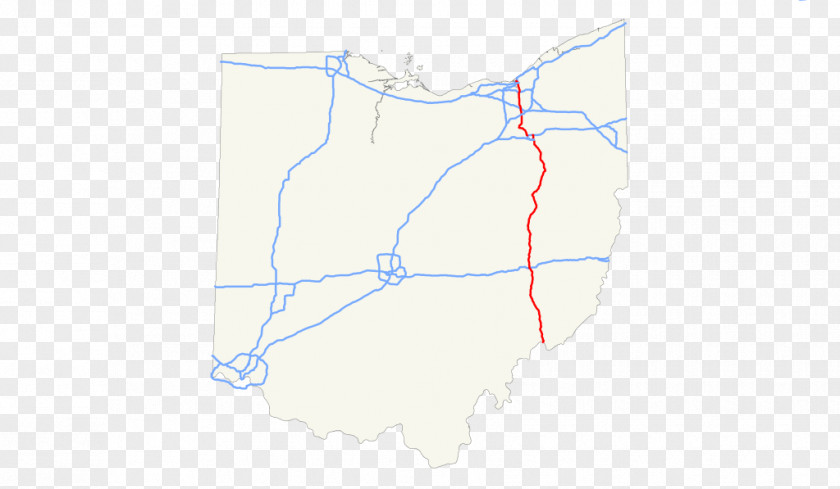 Map Ohio Line PNG