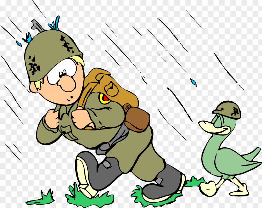 Army Soldier Duck Clip Art PNG