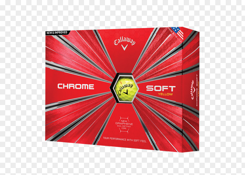 Chrome Ball Callaway Soft X Golf Balls Company PNG