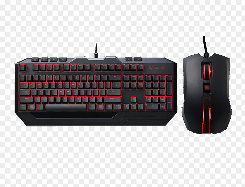 Computer Mouse Keyboard Cooler Master Devastator 2 And Set SGB-3030-KKMF1-US Gaming Keypad PNG