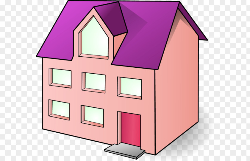 House Pink Cliparts Free Content Clip Art PNG