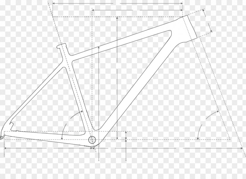 Angle Line Art Bicycle Frames Drawing Product Design Point PNG