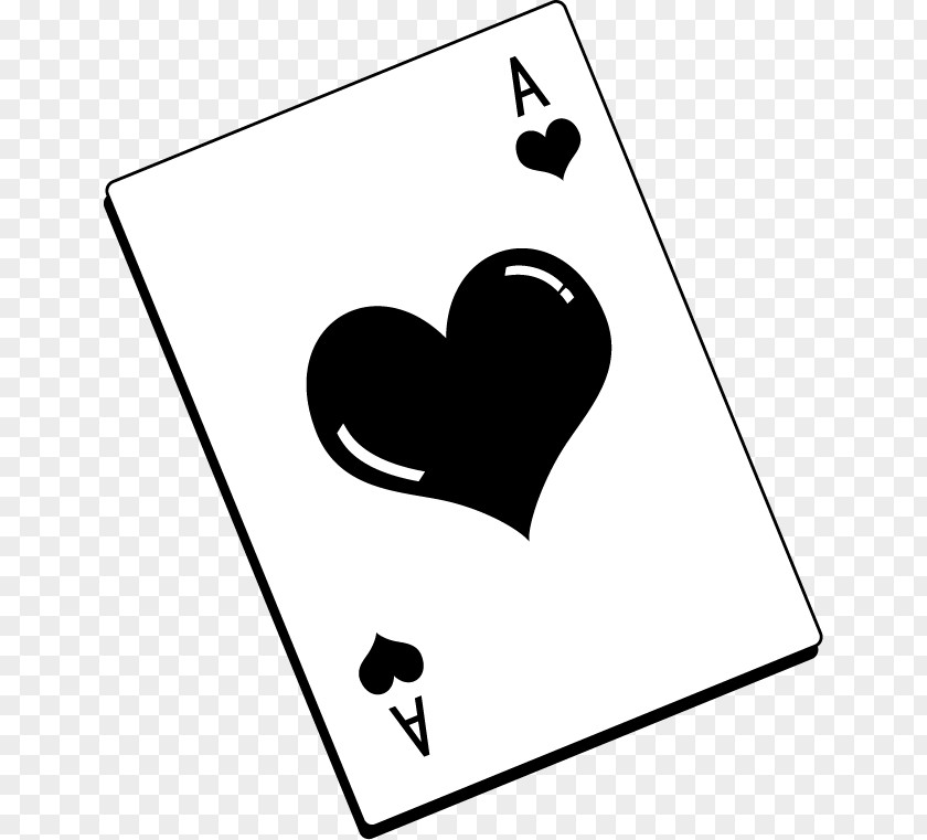 Love For All Seasons Heart Playing Card Clip Art PNG