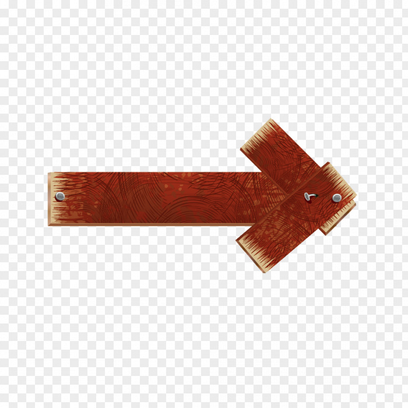 Wooden Signpost In The Direction Of Arrow PNG