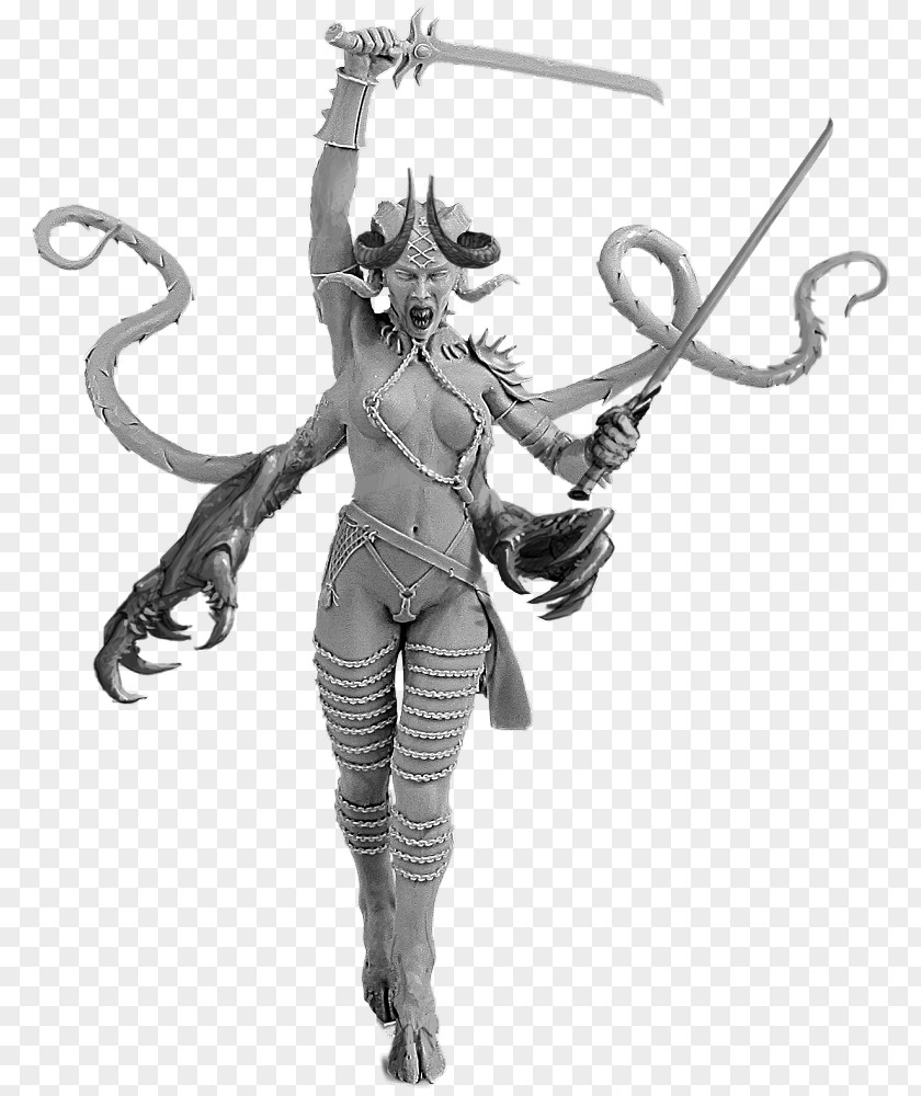 Demon Miniature Figure YouTube Legendary Creature Game PNG