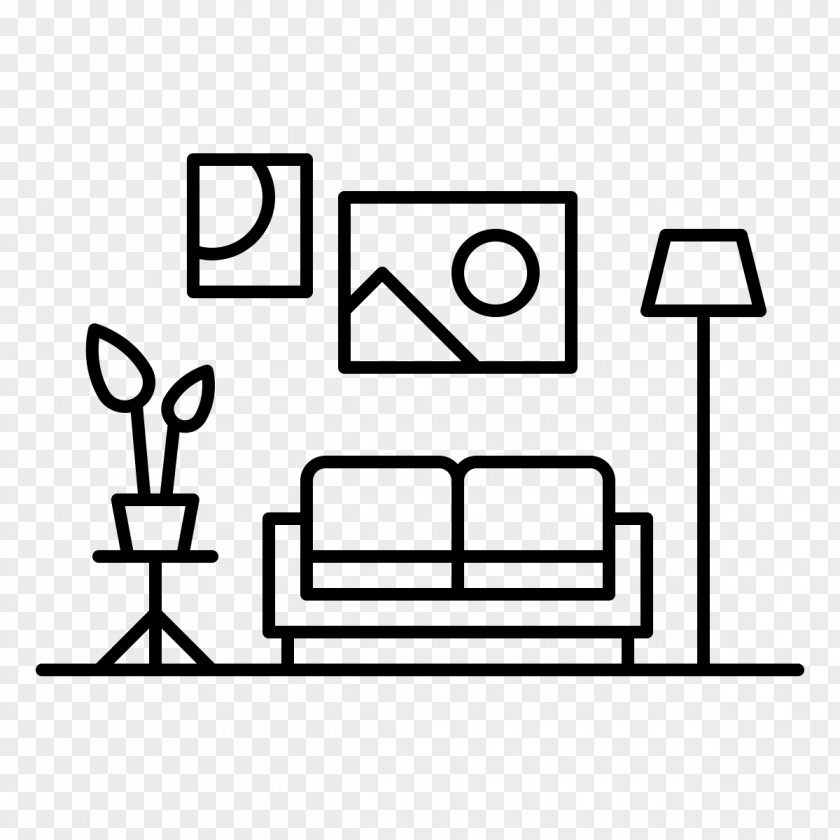 Living Room Table Couch Furniture PNG