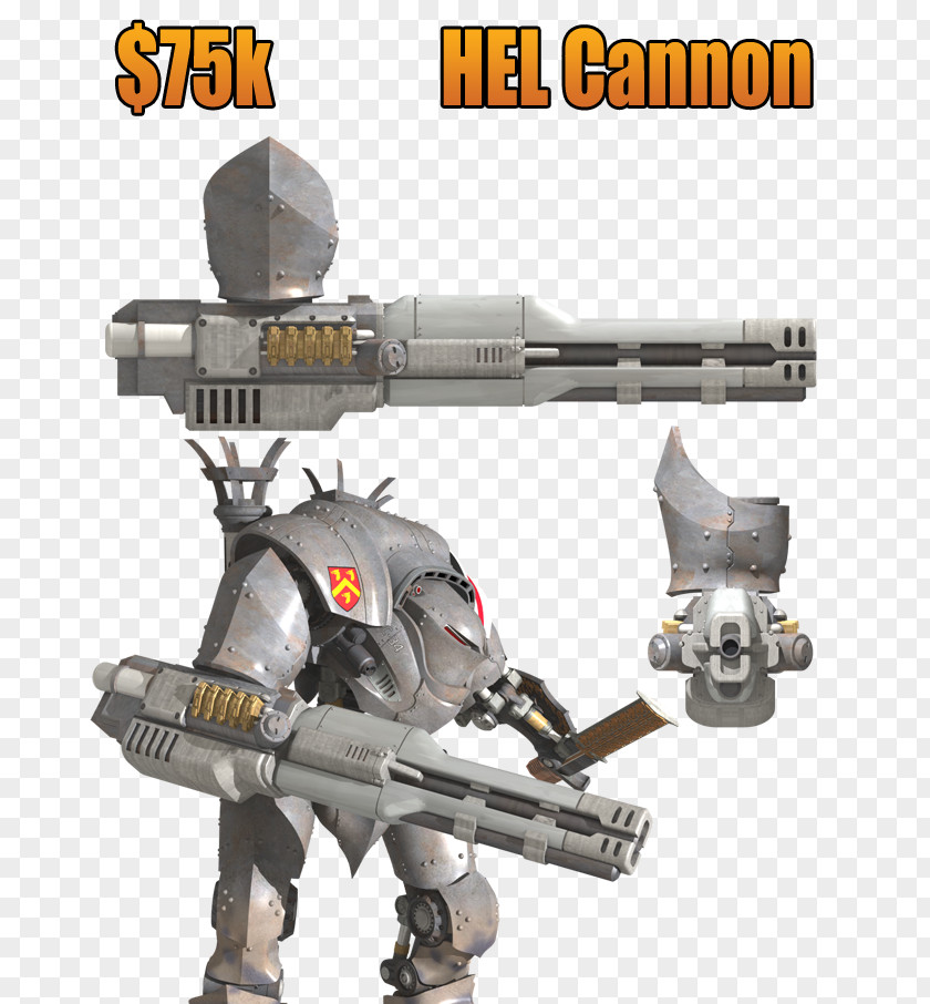 Robot Mecha Gun PNG