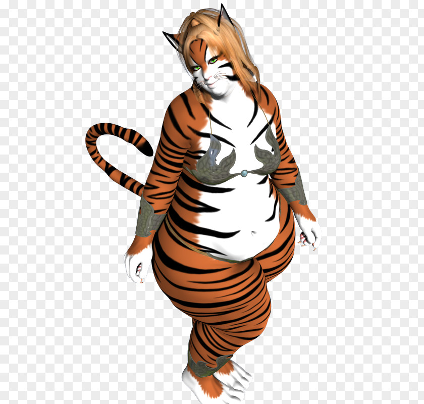 Tiger Cat Illustration Costume Clip Art PNG
