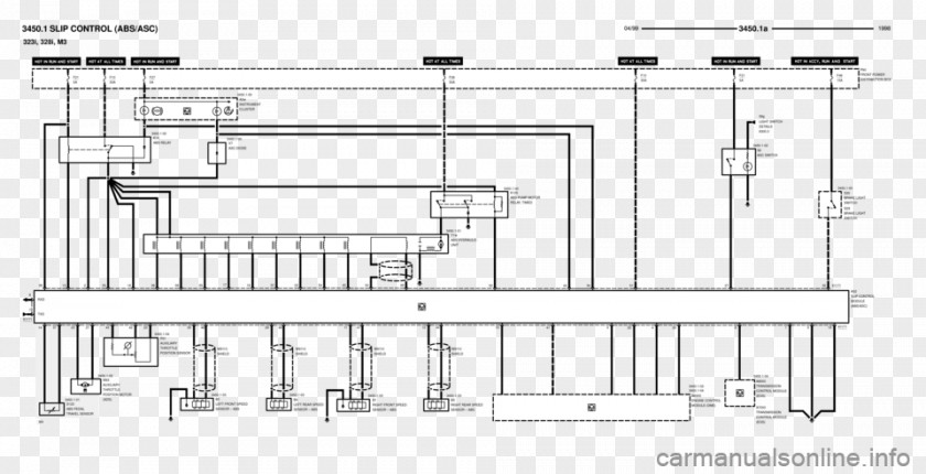 Bmw E36 Architecture Floor Plan Technical Drawing PNG