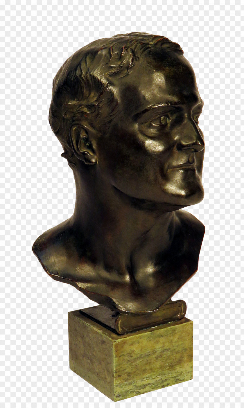 Francis Bronze Sculpture Classical Bust PNG