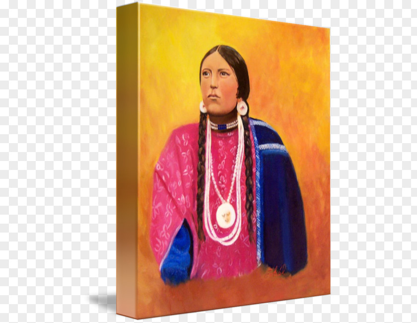 Lakota Acrylic Paint Modern Art Portrait Resin PNG