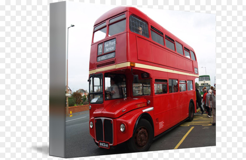 London Bus Double-decker Tour Service Public Transport Commercial Vehicle PNG