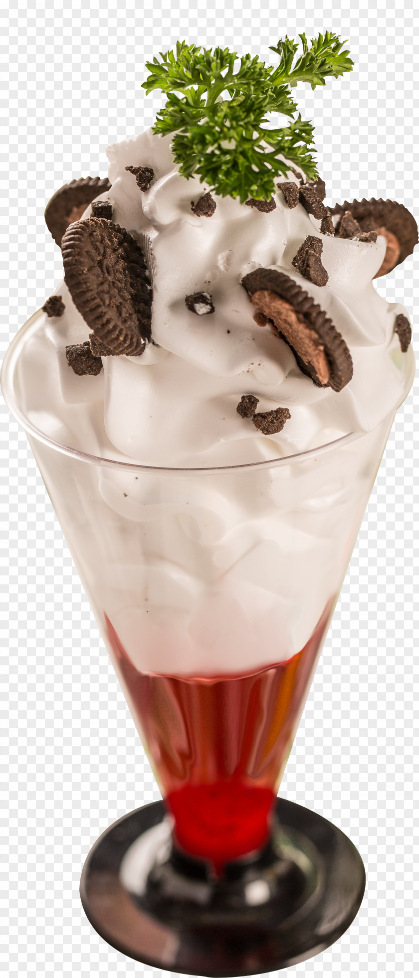 Oreo Ice Cream Chocolate Sundae Knickerbocker Glory Parfait PNG