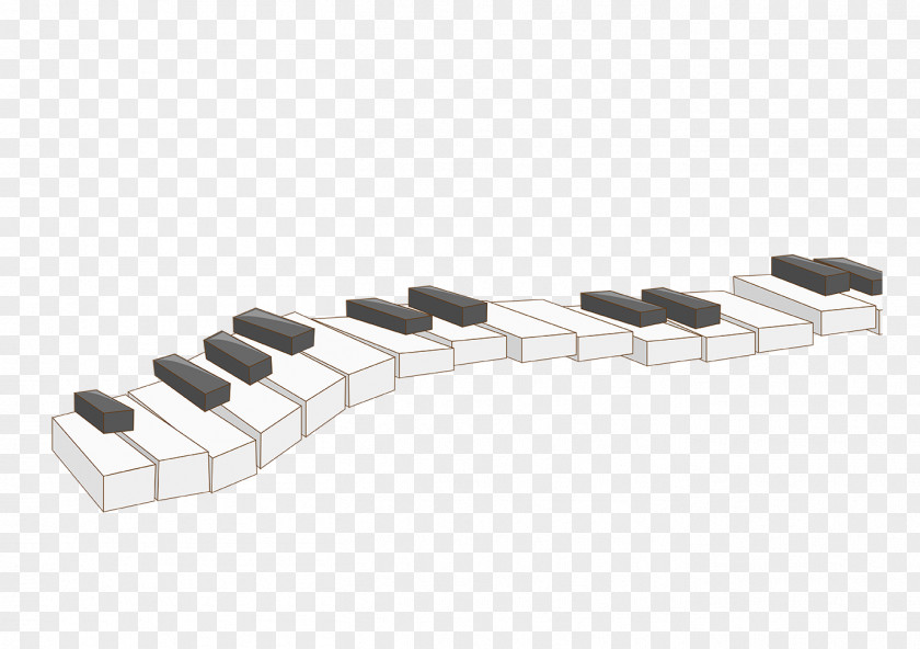 Piano Keys Musical Keyboard Cartoon PNG