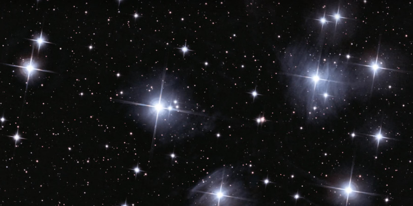 Space Pleiades Galaxy Star Cluster Sky Astronomy PNG