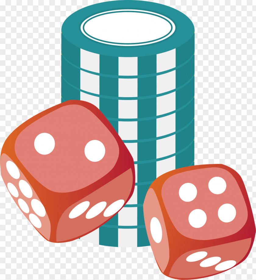 Stereo Vector Dice Mahjong Role-playing Game PNG
