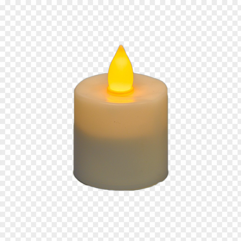 Amber Flameless Candles Wax Lighting PNG