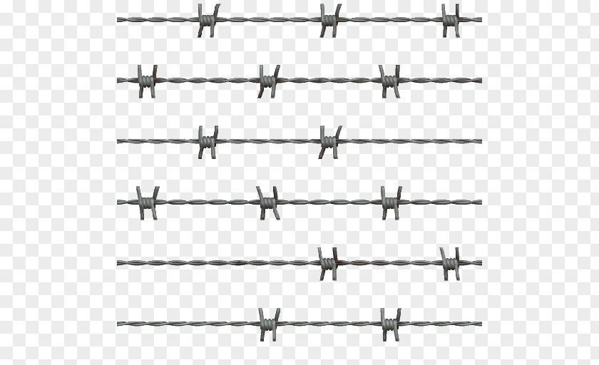 Fence Barbed Wire Chain-link Fencing PNG