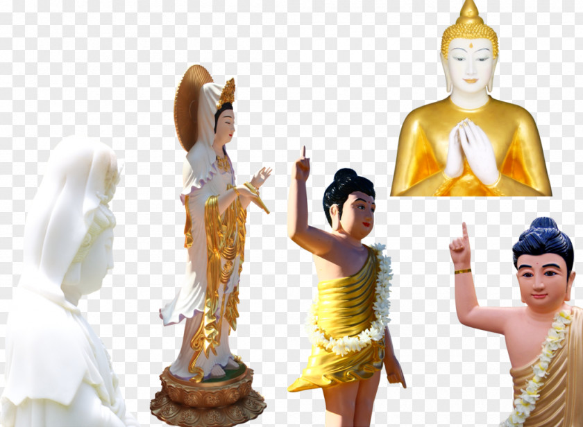 Kwan Yin Statue Figurine Religion Recreation Gautama Buddha PNG