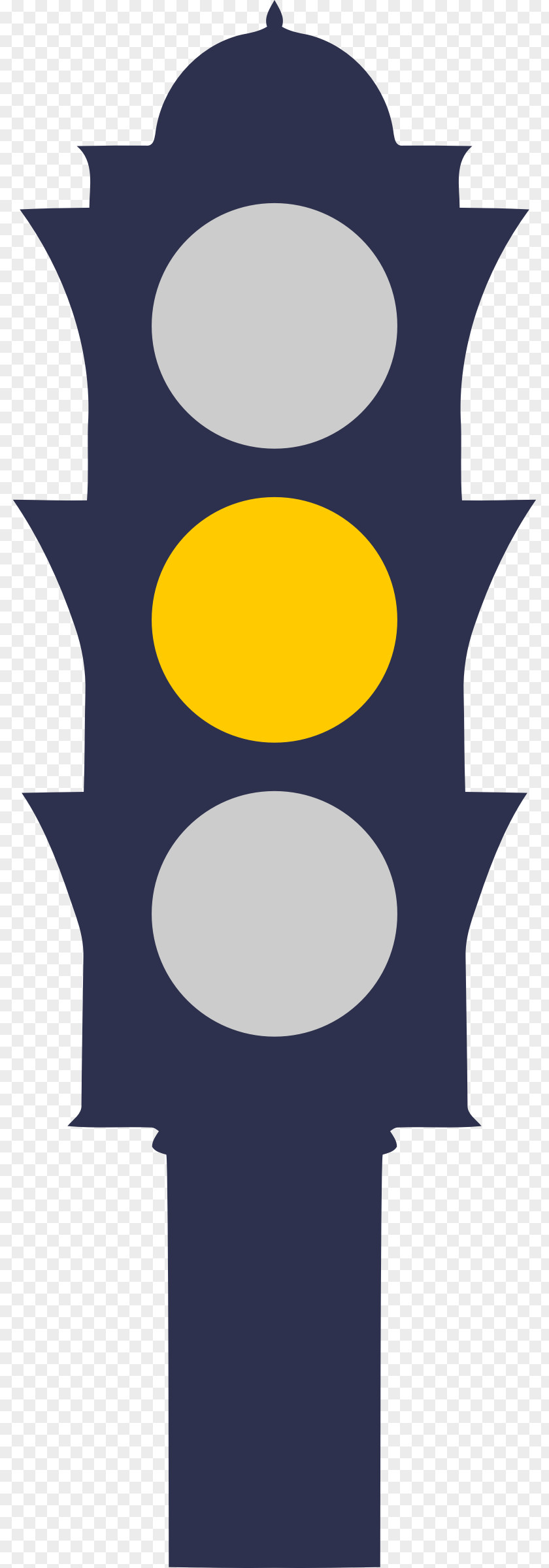Traffic Light Amber Clip Art PNG
