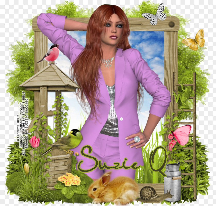 Beautiful Hello Spring Flower Greenhouse PNG