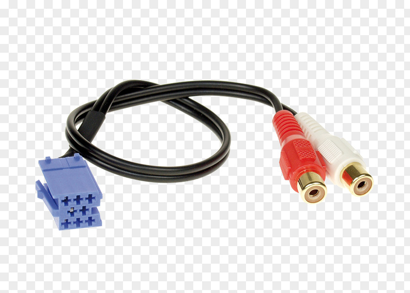 Car Phone Connector Vehicle Audio RCA Adapter Electrical Cable PNG