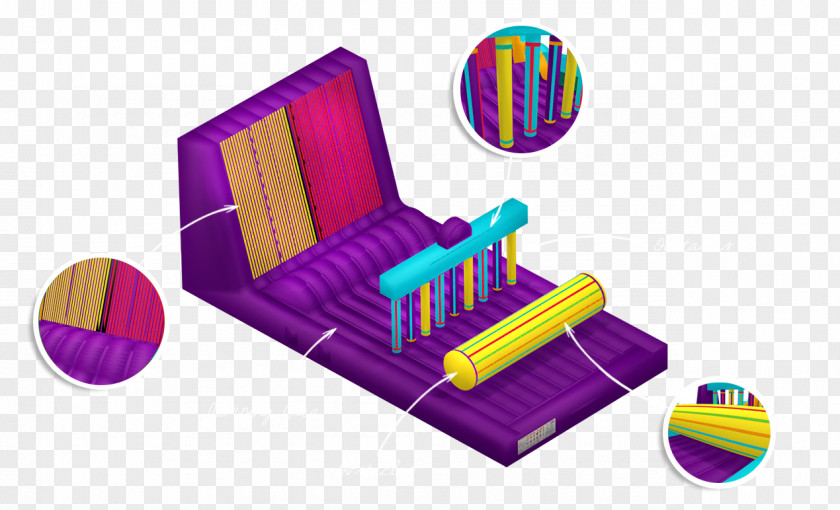 Purple Inflatable PNG
