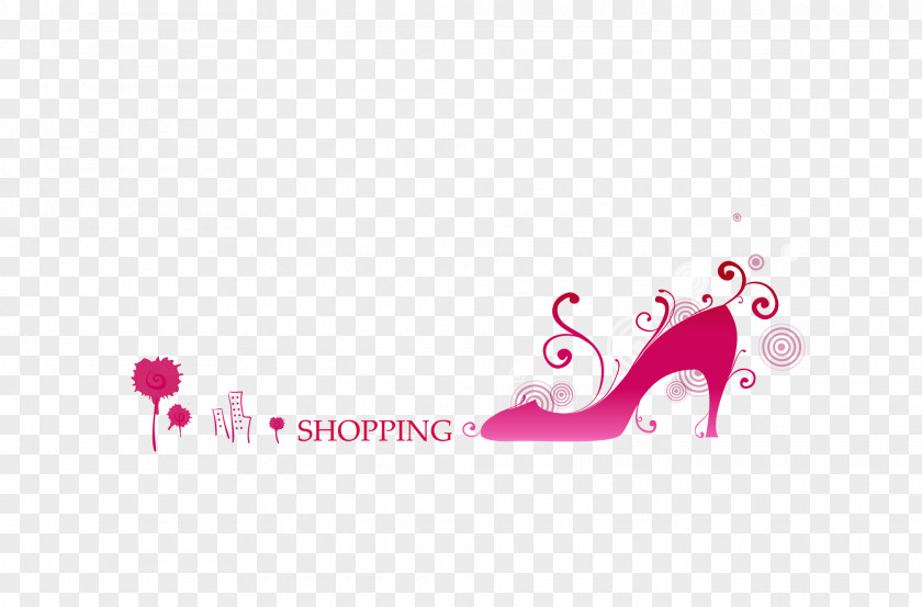 Shoes Poster Background Material High-heeled Footwear Shoe Designer Illustration PNG